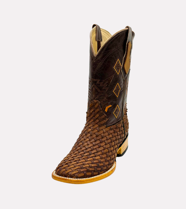 Cara_Blanca_Handmade_Cowboy_Basketweave_Petatillo_Leather_Western_Boots_Square_Toe_Chaparral_03