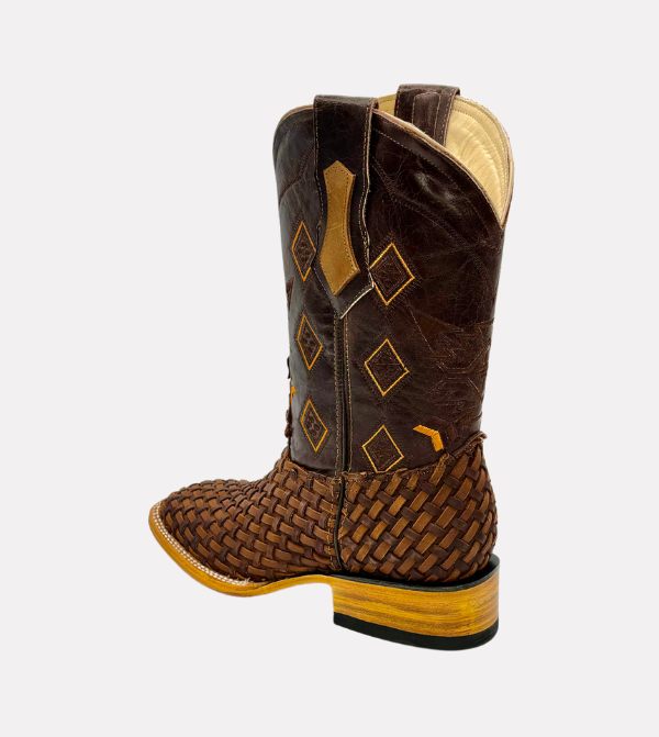 Cara_Blanca_Handmade_Cowboy_Basketweave_Petatillo_Leather_Western_Boots_Square_Toe_Chaparral_05