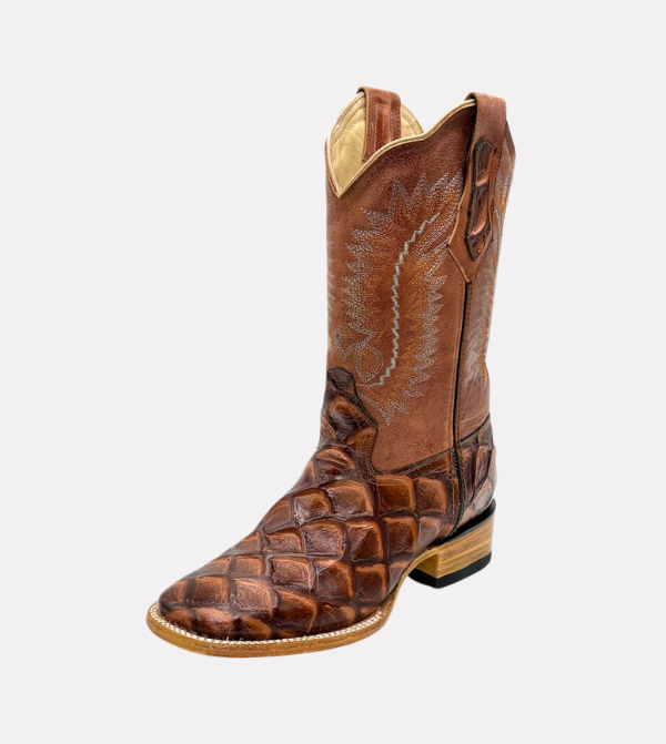 Cara_Blanca_Handmade_Cowboy_Prirarucu_Fish_Leather_Western_Boots_Square_Toe_El_Largo_03