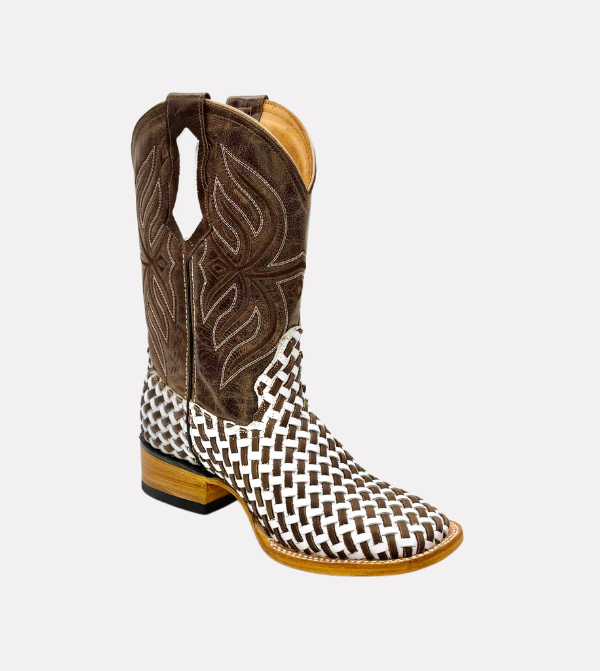 Cara_Blanca_Handmade_Cowboy_Basketweave_Petatillo_Leather_Western_Boots_Square_Toe_Sierra_Blanca_01