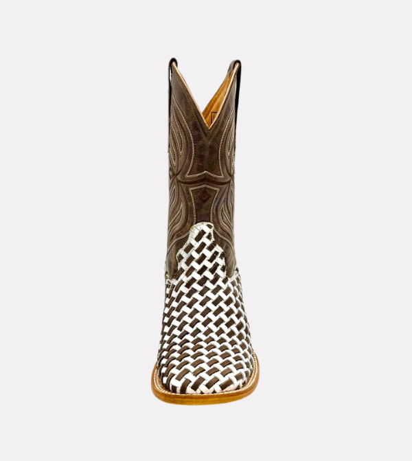 Cara_Blanca_Handmade_Cowboy_Basketweave_Petatillo_Leather_Western_Boots_Square_Toe_Sierra_Blanca_02