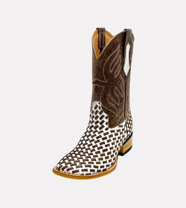 Cara_Blanca_Handmade_Cowboy_Basketweave_Petatillo_Leather_Western_Boots_Square_Toe_Sierra_Blanca_03