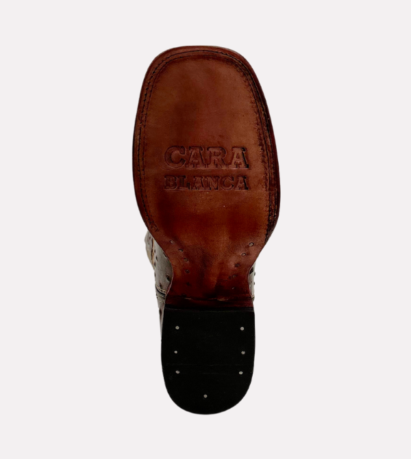 Cara_Blanca_Handmade_Cowboy_Ostrich_Leather_Vintage_Western_Boots_Square_Toe_The_Lone_Rider_09