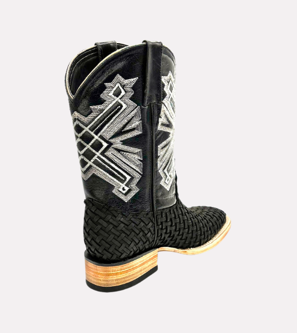 Cara_Blanca_Handmade_Cowboy_Basketweave_Petatillo_Leather_Western_Boots_Square_Toe_The_Maverick_07