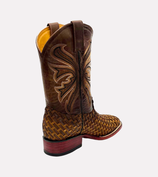 Cara_Blanca_Handmade_Cowboy_Basketweave_Petatillo_Leather_Western_Boots_Square_Toe_The_Palomino_07