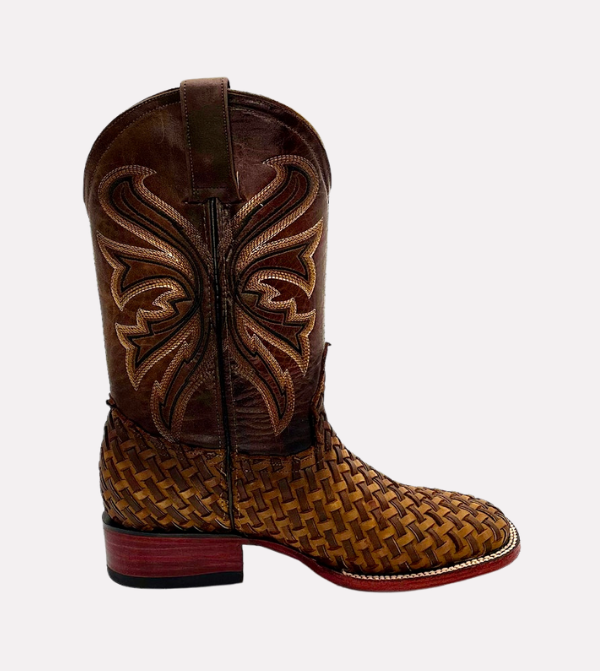 Cara_Blanca_Handmade_Cowboy_Basketweave_Petatillo_Leather_Western_Boots_Square_Toe_The_Palomino_08
