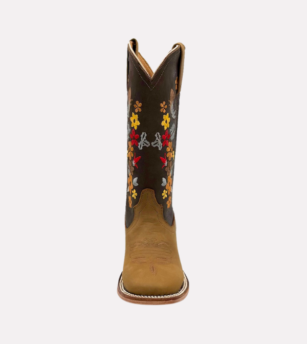 Cara_Blanca_Handmade_Cowboy_Leather_Western_Boots_Women_Floral_Embroidery_Square_Toe_The_Sunrise_02